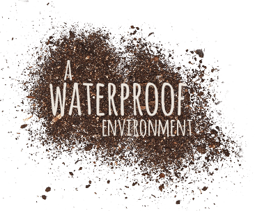 a waterproof environment