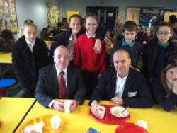 MIKE KANE MP VISITS LOCAL BREAKFAST CLUB